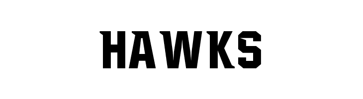 HAWKS NCAA Michigan St Spartans Font