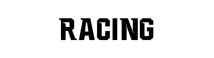 RACING NCAA Michigan St Spartans Font