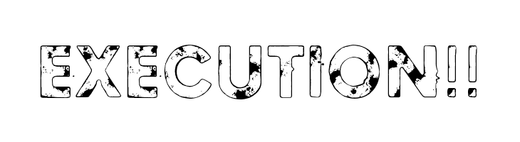 Methods of escape  Free Fonts Download