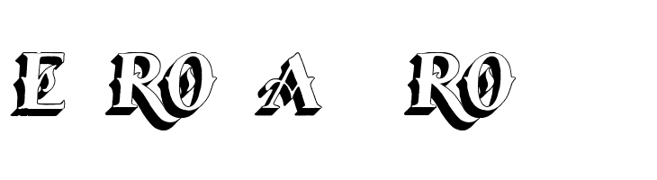 Tervia Shadow2 Demo  Free Fonts Download