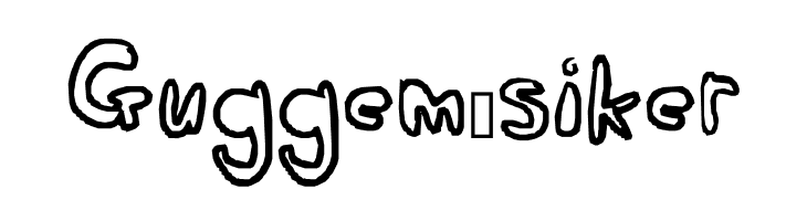 I have no insides...  Free Fonts Download