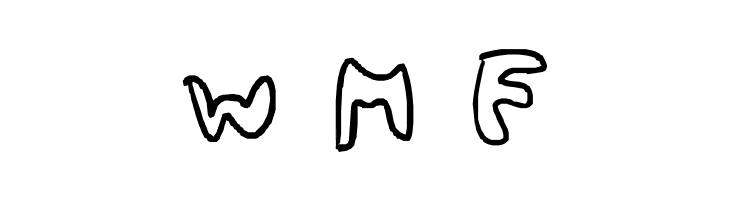 I have no insides...  Free Fonts Download