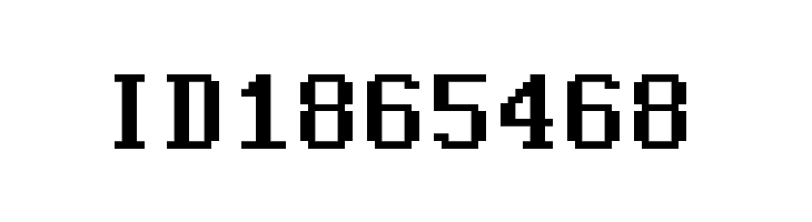 Moder DOS 437 Win  Free Fonts Download