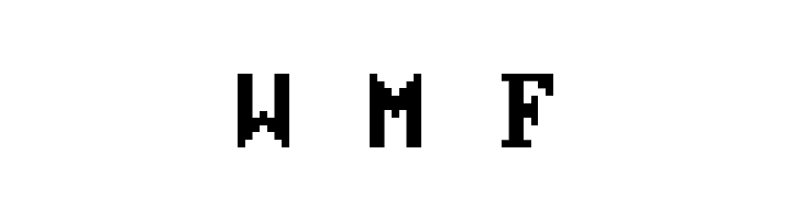 Moder DOS 437  Free Fonts Download