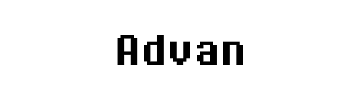 Advan Pixel Operator Mono Bold Font