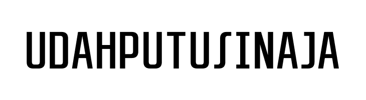 UDAHPUTUSINAJA Sanitechtro Regular Font