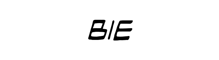 Mandroid BB Italic  Free Fonts Download