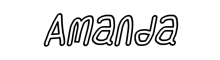 Smoothie Outline Italic  Free Fonts Download