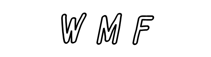 Smoothie Outline Italic  Free Fonts Download