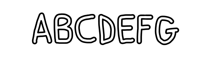 Smoothie Outline  Free Fonts Download