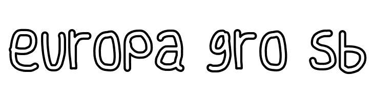 Smoothie Outline  Free Fonts Download