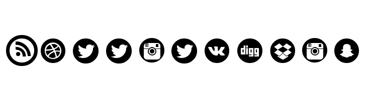 Social Circles  Free Fonts Download