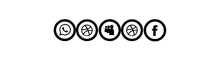 Social Circles  Free Fonts Download