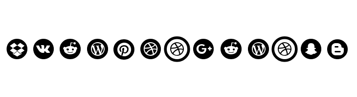 Social Circles  Free Fonts Download