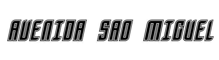 SF Piezolectric Inline Oblique  Free Fonts Download