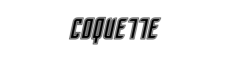 SF Piezolectric Inline Oblique  Free Fonts Download