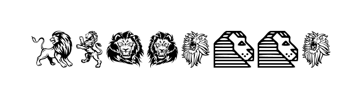 Lions  Free Fonts Download