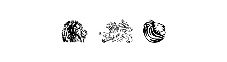 Lions  Free Fonts Download