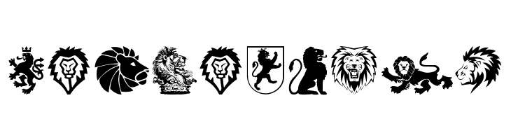 Lions  Free Fonts Download
