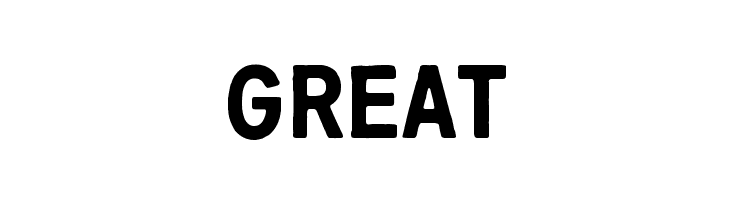 GREAT Scratch X Black Font