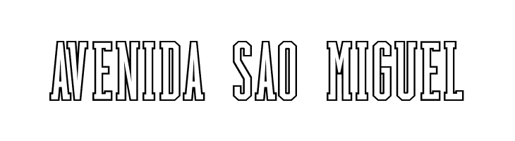 Backboard Outline  Free Fonts Download