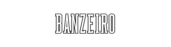 Backboard Outline  Free Fonts Download