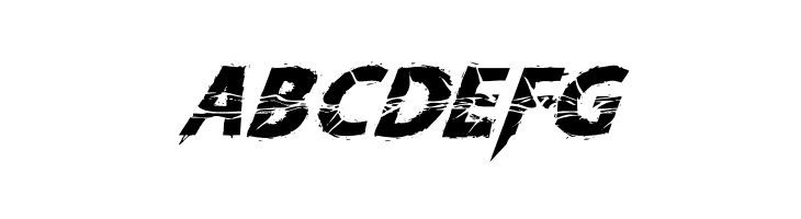 KnifeFightBallet-Italic  Free Fonts Download