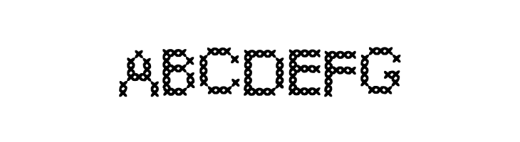 CrossSew Regular  Free Fonts Download