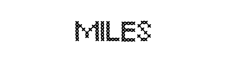 CrossSew Regular  Free Fonts Download