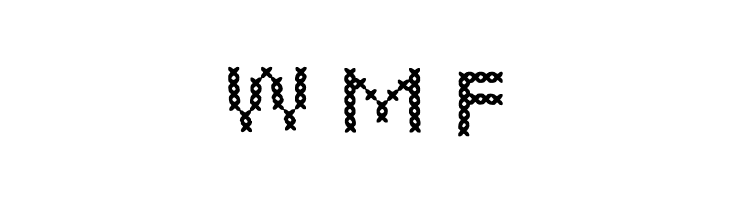 CrossSew Regular  Free Fonts Download