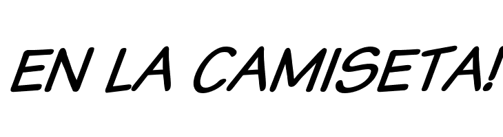 VTCSundaykomixItalic  Free Fonts Download