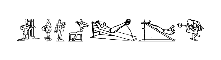 Workout Routine  Free Fonts Download