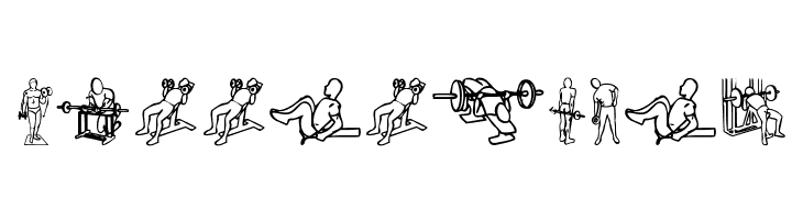 Workout Routine  Free Fonts Download
