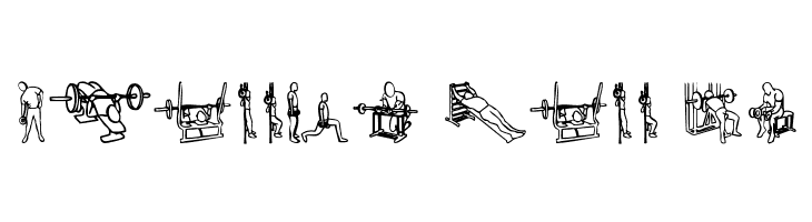 Workout Routine  Free Fonts Download