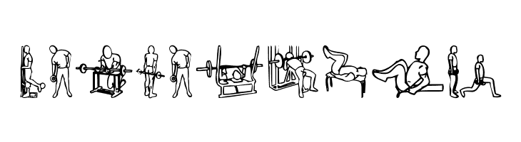 Workout Routine  Free Fonts Download