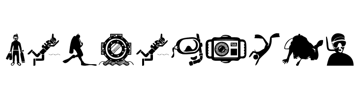 Diving  Free Fonts Download