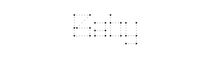 hei dots follow me! Regular  Free Fonts Download