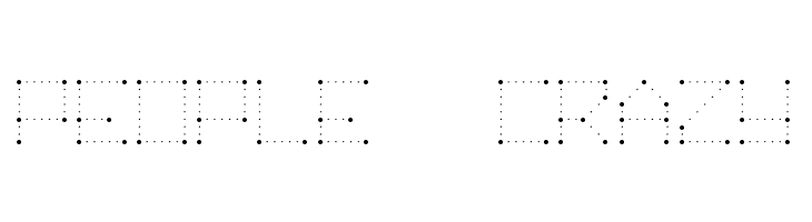 hei dots follow me! Regular  Free Fonts Download