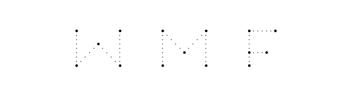 hei dots follow me! Regular  Free Fonts Download