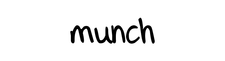 munch DJB Journaling Font Font