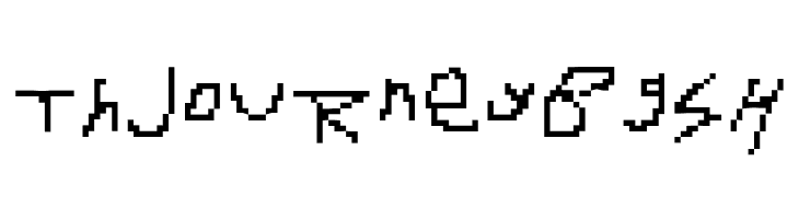 RDJ-Hand Pixel  Free Fonts Download