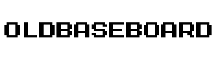 oldbaseboard MegaMan 2 Regular Font