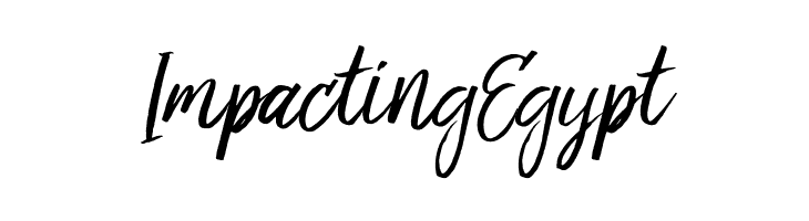 ImpactingEgypt Bringshoot Font