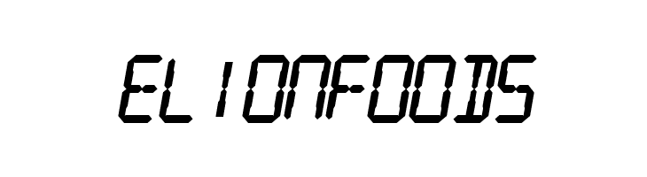 Digital Readout Thick  Free Fonts Download