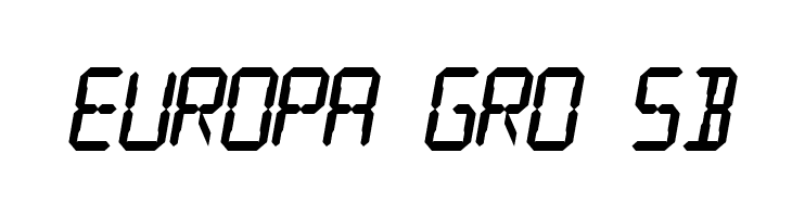 Digital Readout Thick  Free Fonts Download