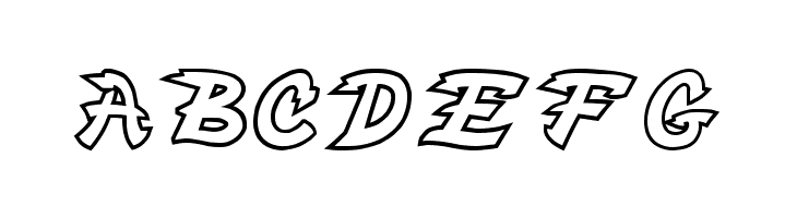 Richardson Brand Lightning Bolt  Free Fonts Download