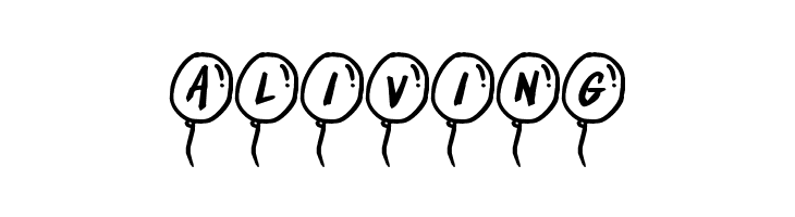 PartyBalloons  Free Fonts Download