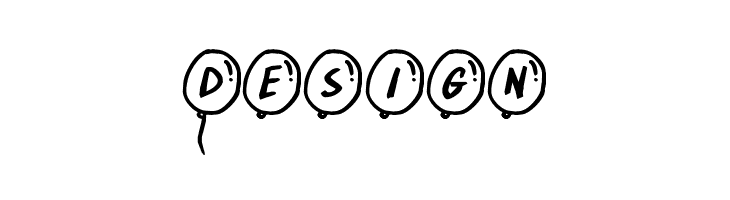 PartyBalloons  Free Fonts Download