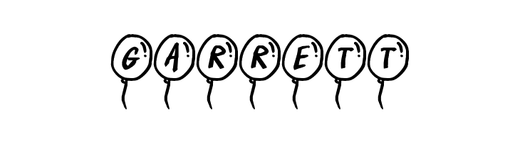 PartyBalloons  Free Fonts Download