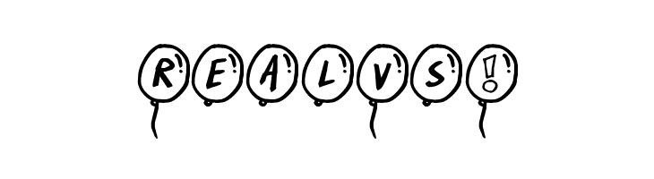 PartyBalloons  Free Fonts Download